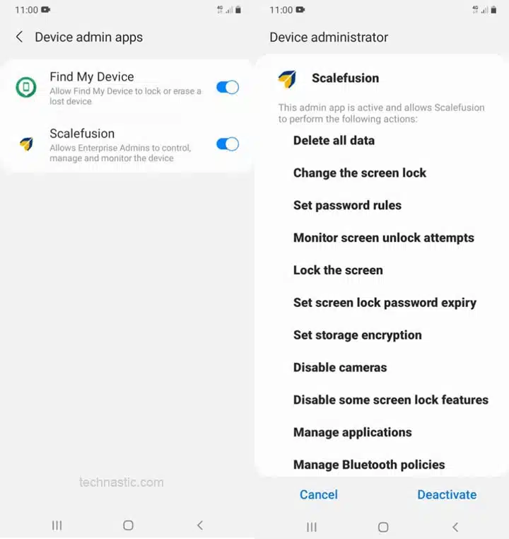 How To Deactivate Device Administrator Apps On Android Technastic