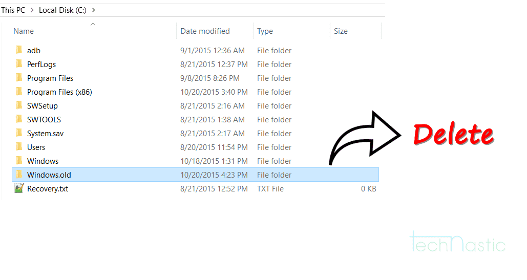 How To Delete Windowsold Folder In Your Pc 4692