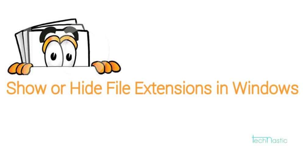 How To Show Or Hide File Extensions In Windows Vrogue