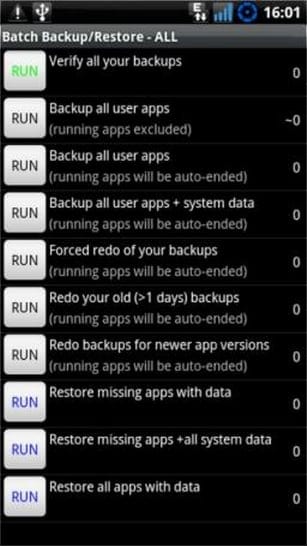 Backup User Apps+System Data