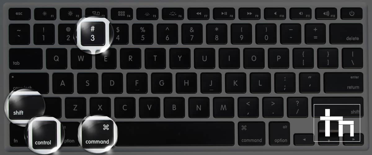 keyboard command for screenshot on mac