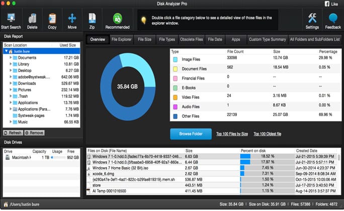 disk analyzer pro home