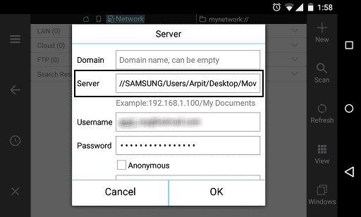 ES-File-explorer-server-settings
