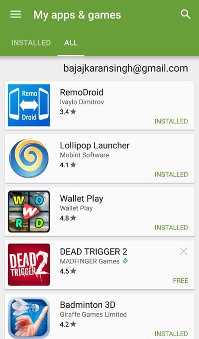 Recovery Android Apps - 2