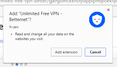 betternet vpn chrome