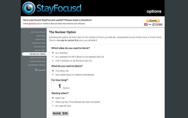 stay focused chrome extension