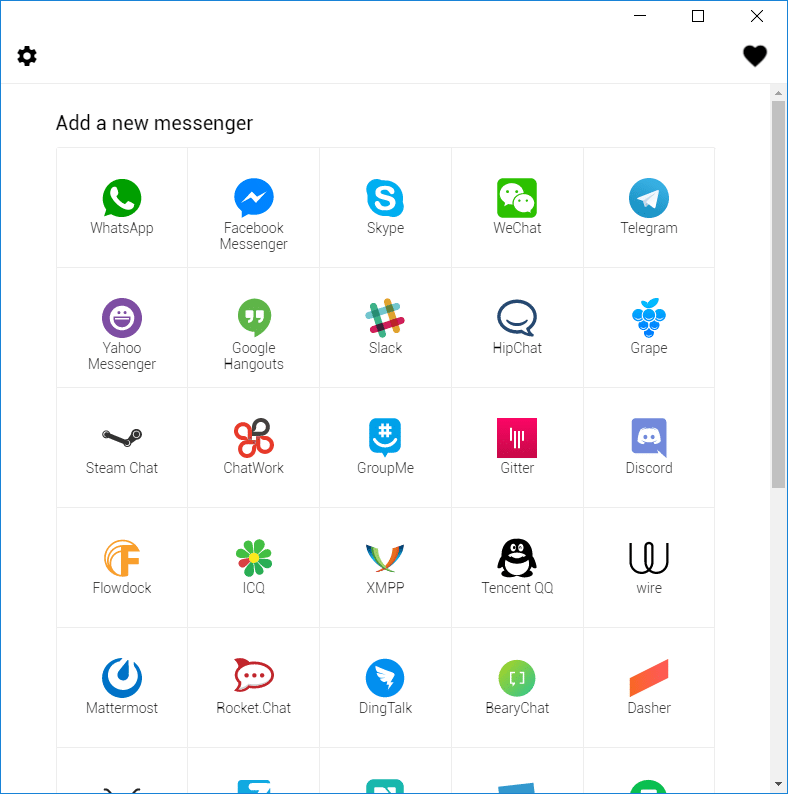 list of all messenger apps