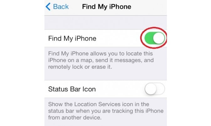 ios find my phone