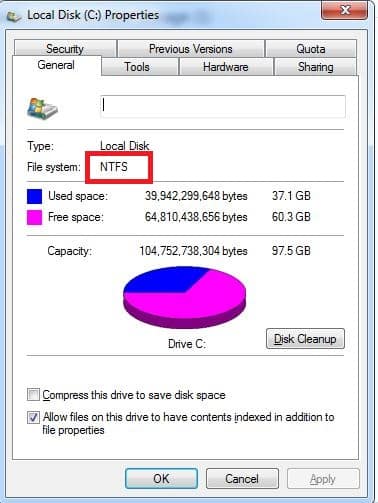 format windows nt file system (ntfs) for mac