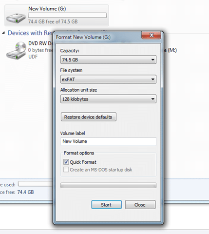 Exfat Or Msdos Fat For Mac And Windows