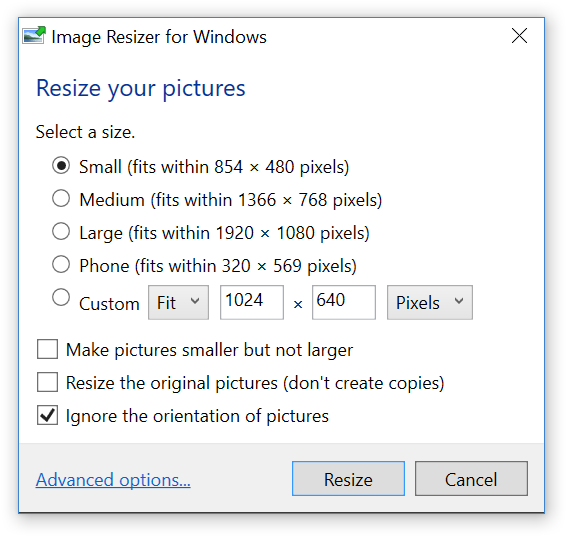 for windows download Light Image Resizer 6.1.8.0