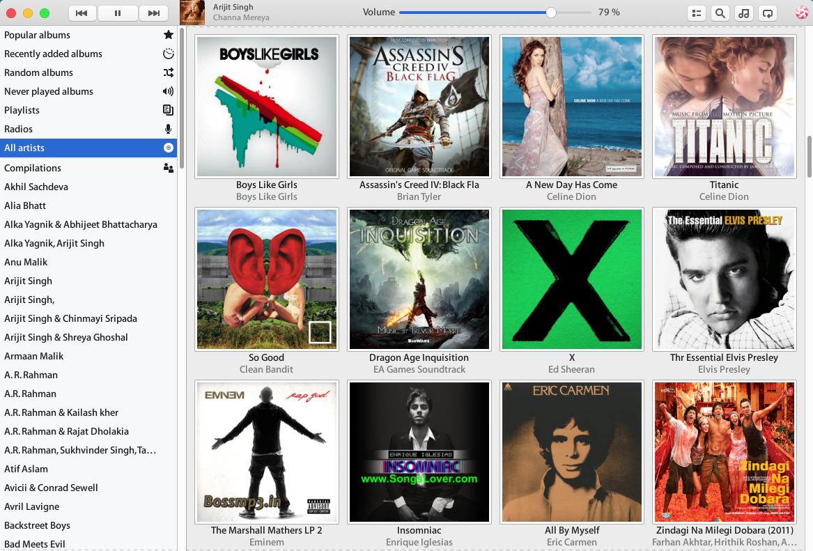 Lollypop Music Player UI