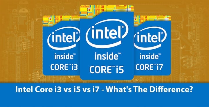 Intel Core i5 vs i7 vs i9 processors