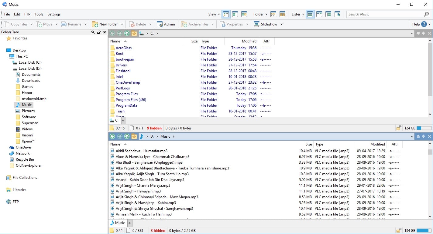Directory Opus Windows explorer alternative