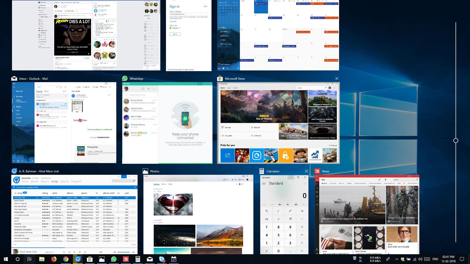 multitasking in windows 10