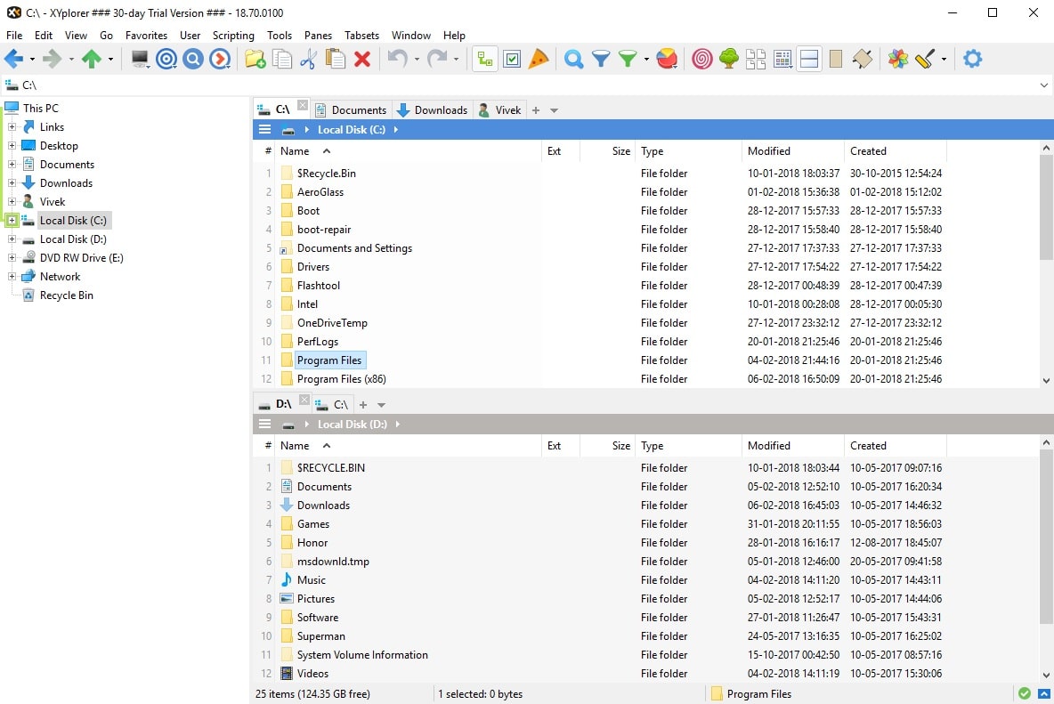 xyplorer windows file explorer