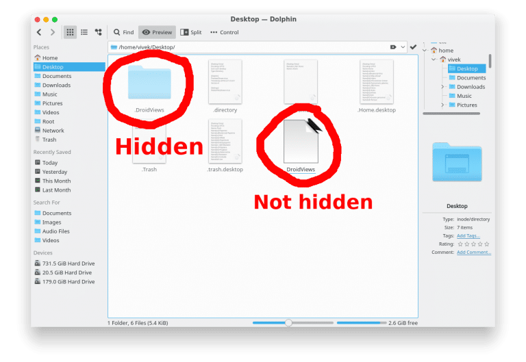 How to Hide Files and Folders in Ubuntu Technastic