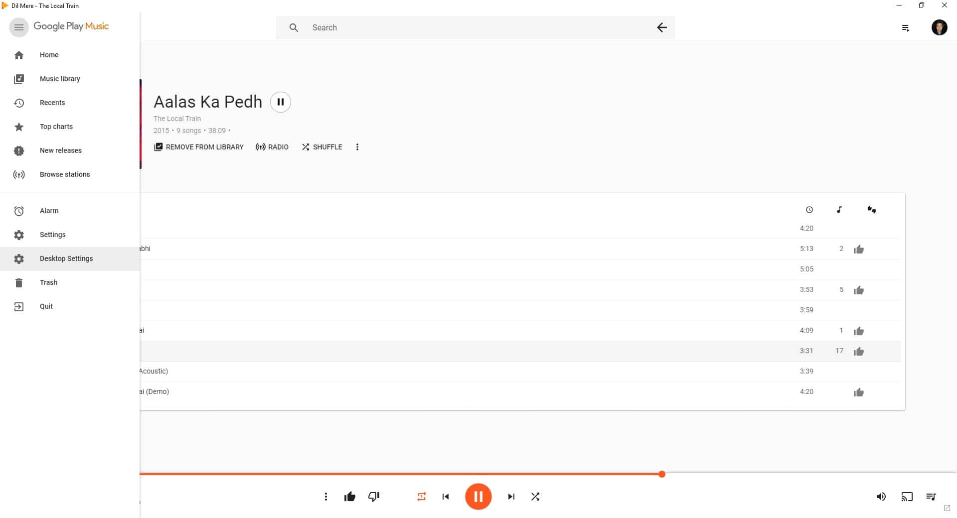 Install Google Play Music Desktop Player On Your PC