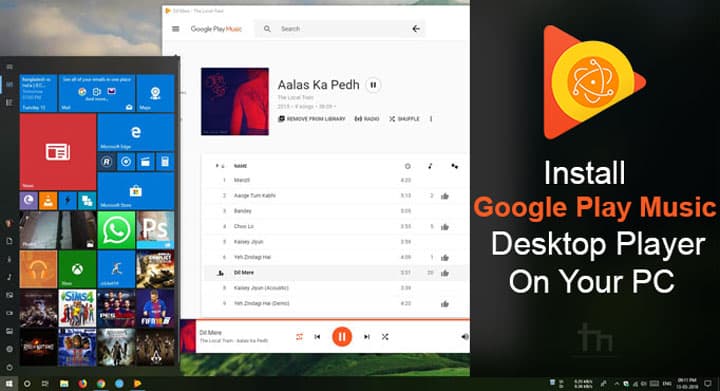 google play music pc software