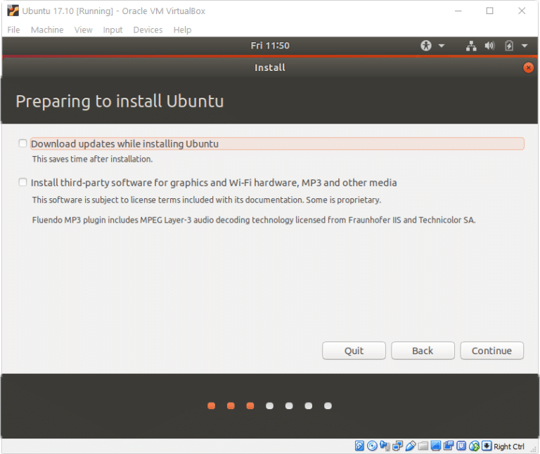 ubuntu virtual machine