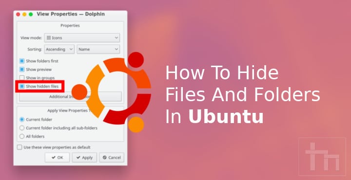 Hide Files and Folders in Ubuntu