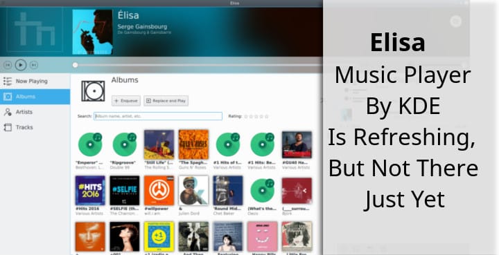 Elisa Music Player KDE