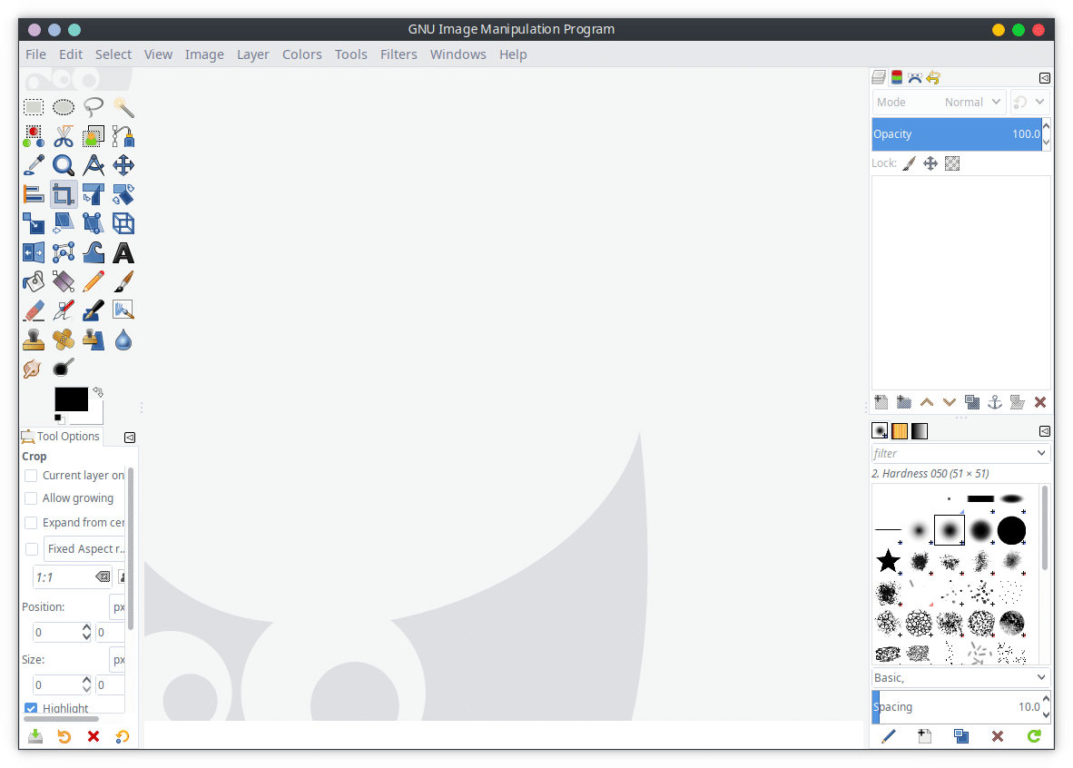 Сделать gimp похожим на photoshop ubuntu