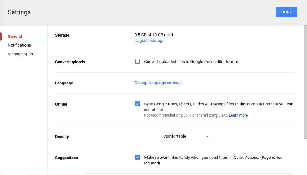 Offline Google Drive on Chrome OS