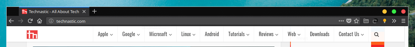 Title Bar removed in Firefox Linux