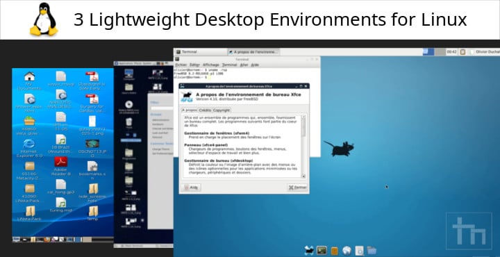 3 Lightweight Desktop Environments for Linux