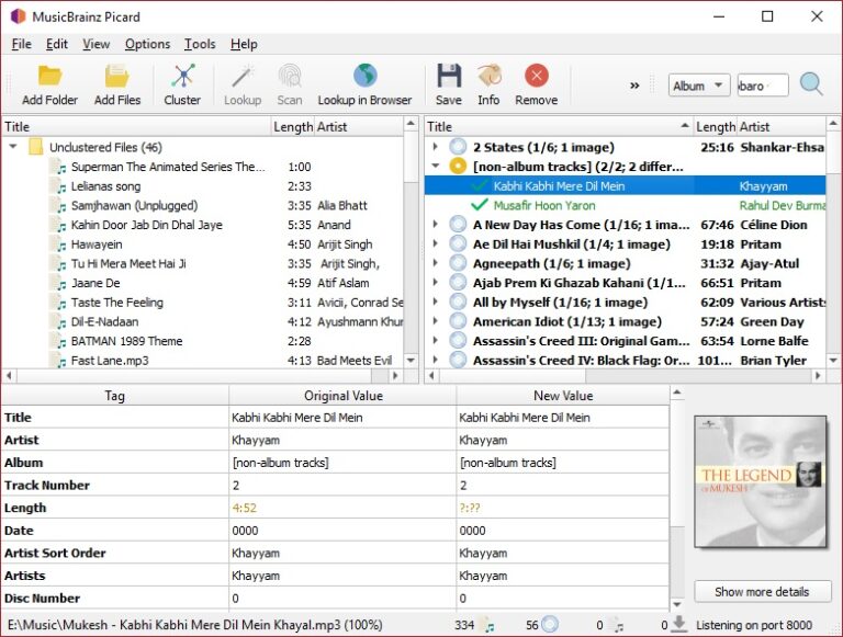 musicbrainz picard change filename to song name