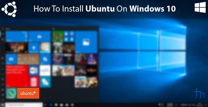 Ubuntu под windows 10 стал доступен