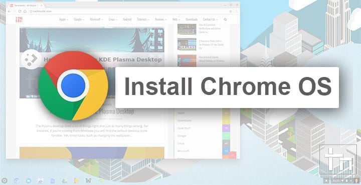 install google chrome os on laptop