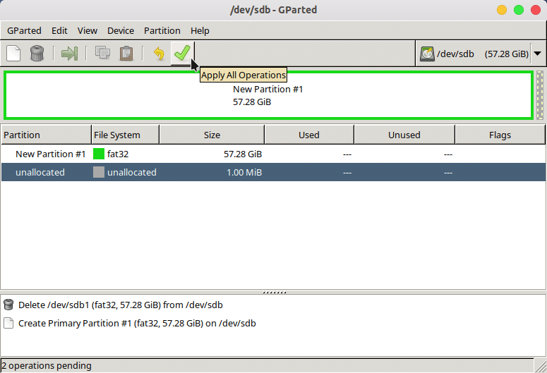 How to Create And Resize Partitions with GParted