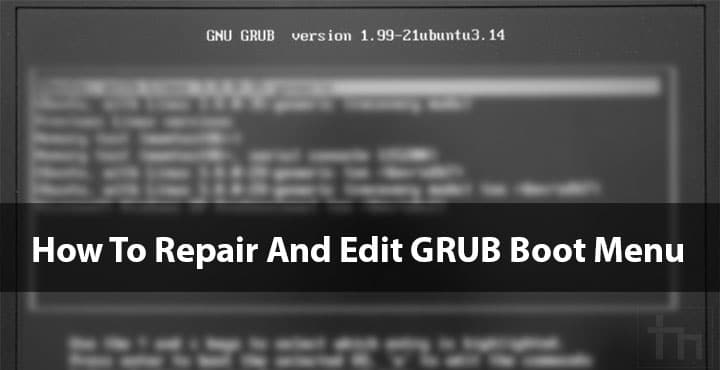 GRUB Boot Menu