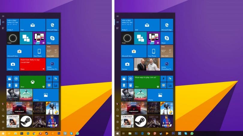 taskbar x windows 10