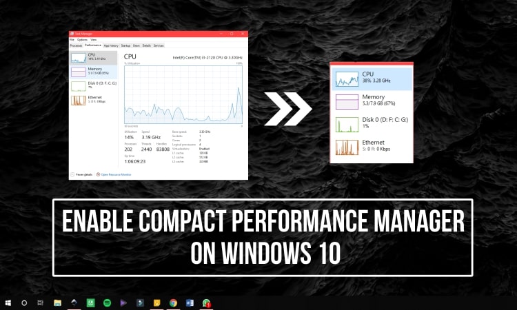 Enable Compact Performance Manager on Windows 10