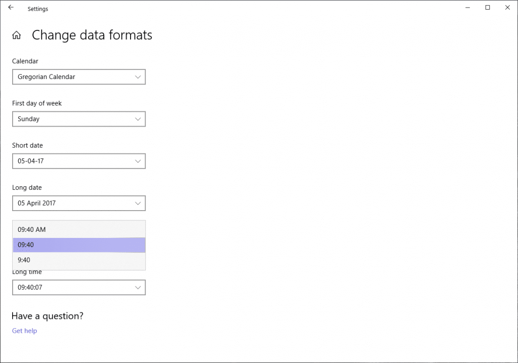 Change Windows Clock to 12 Hour or 24 Hour on Windows 10 Technastic