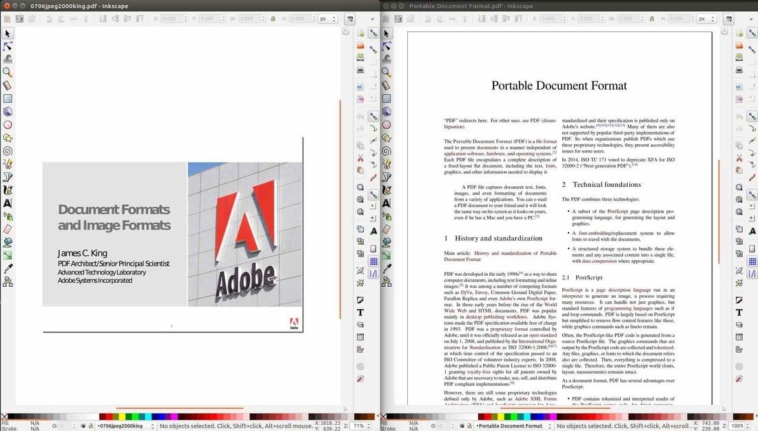 Inkscape PDF Editor