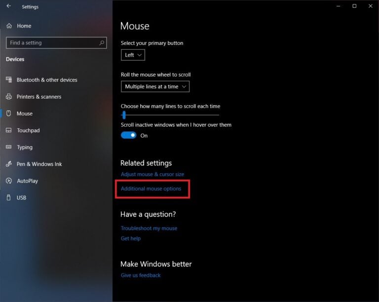 macos mouse pointer for windows 10