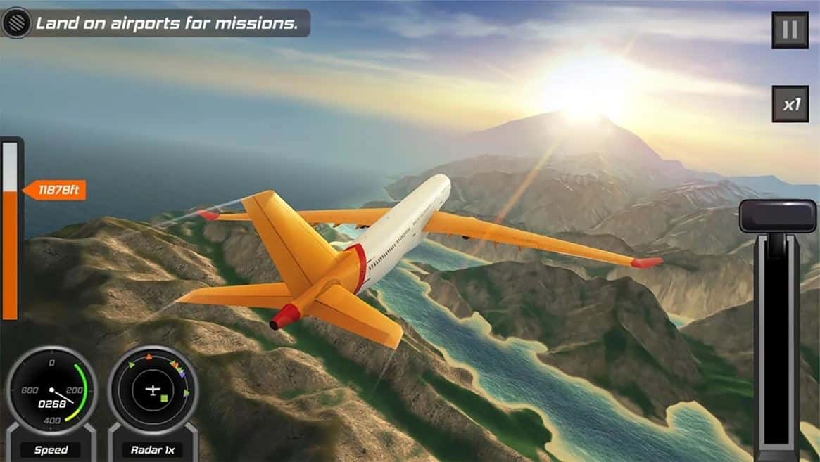 Flight Pilot simulation games screenshot