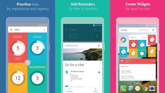 best to do list app android