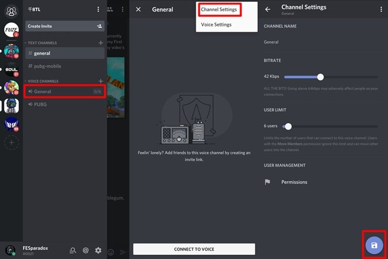 How to use voice changer on discord mobile server