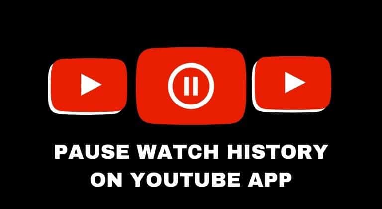 Pause Watch History YouTube cover