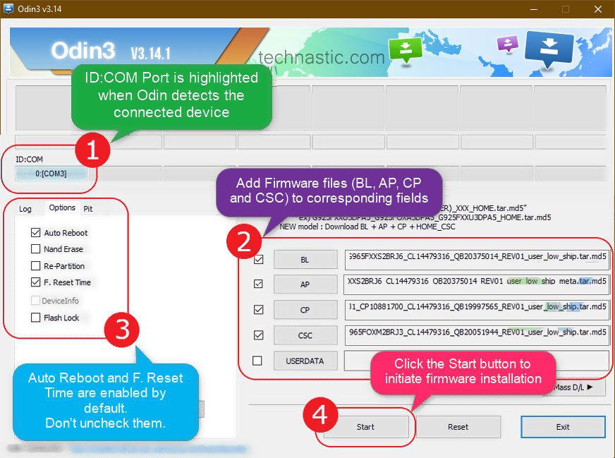 Odin samsung tool