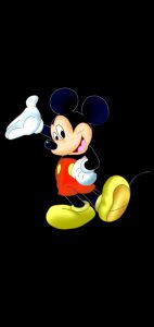 mickey mouse dot notch wallpaper