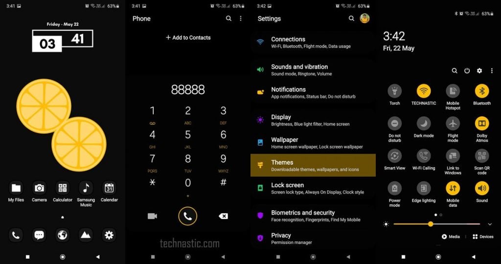 30+ Best Samsung One UI 6 Dark Themes in 2024 Technastic
