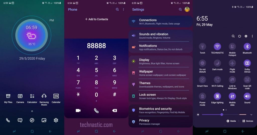 30 Best Samsung Themes in 2020 One UI 2/3 Dark Themes