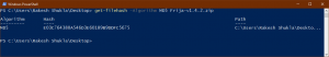 checksum command