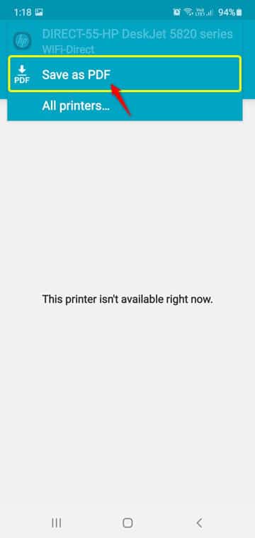 android print spooler app